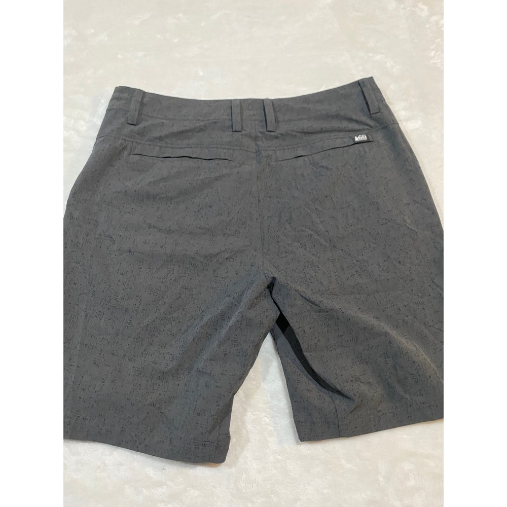REI Co-op Mens 34 Active Pursuits Shorts Gray Textured 9 Inseam 128364